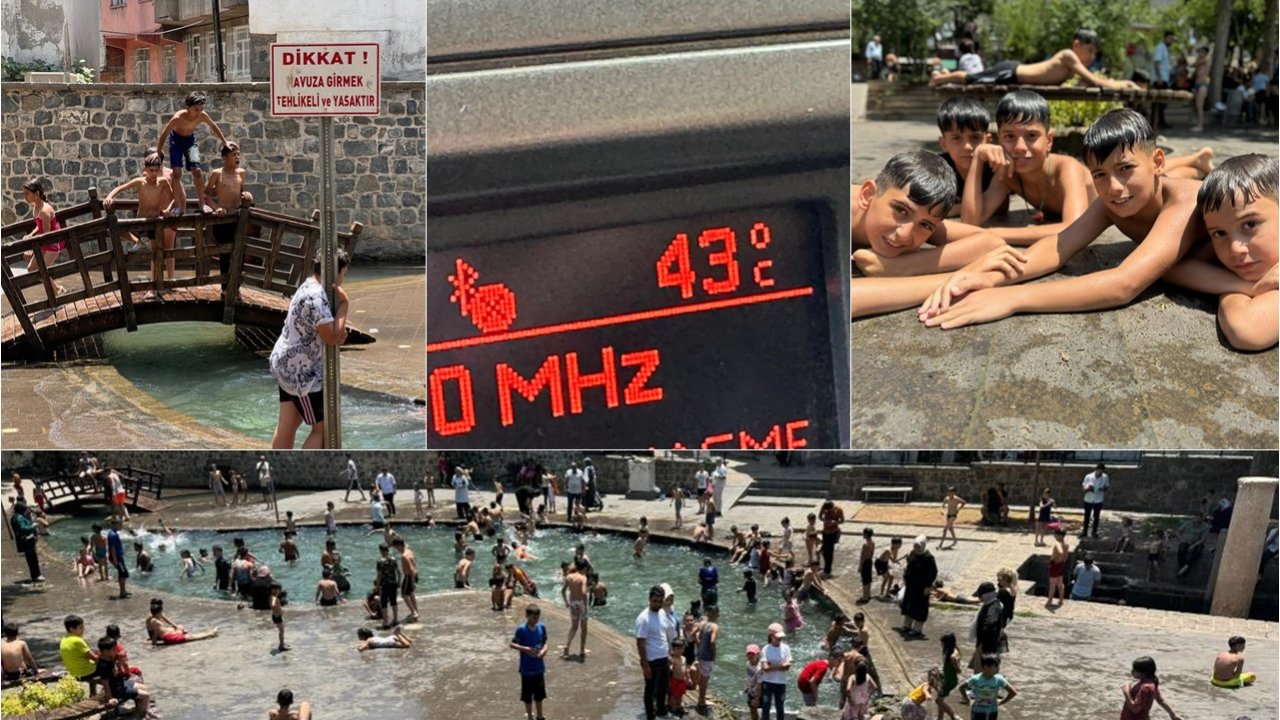 Diyarbakır kavruluyor: 43 derece!