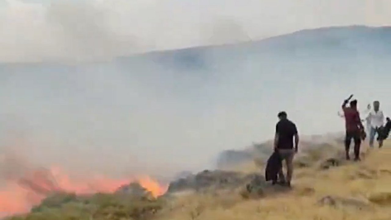 Karacadağ’daki büyük yangın kontrol altına aldı