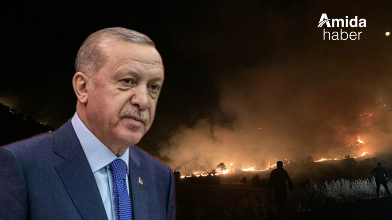 Erdoğan’dan Diyarbakır açıklaması: Tüm hava ve kara araçları ile müdahale edildi