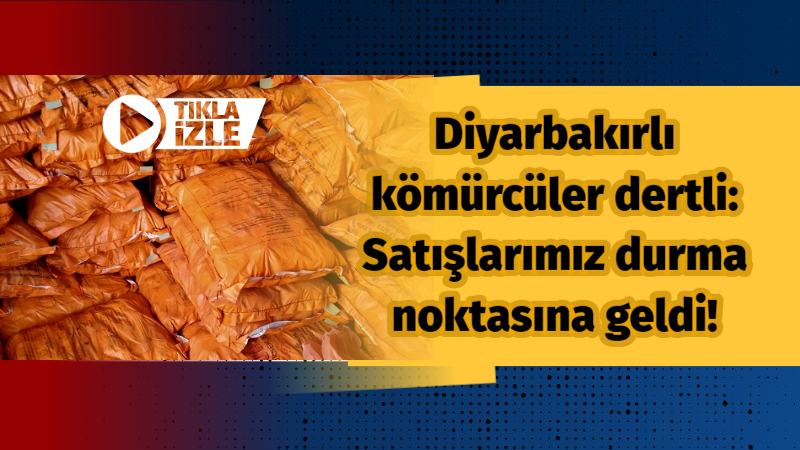 Diyarbakırlı kömürcüler dertli: Satışlarımız durma noktasına geldi!