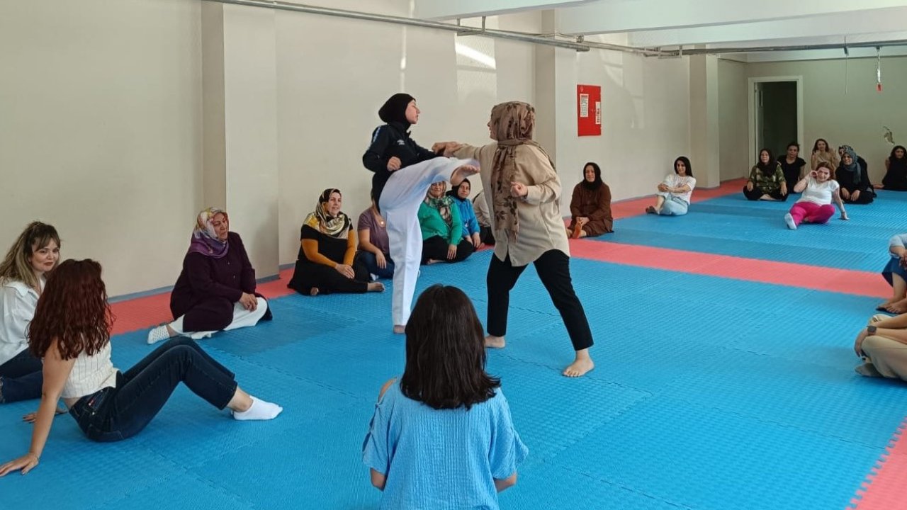 Diyarbakır’da kadınlara öz savunma eğitimi