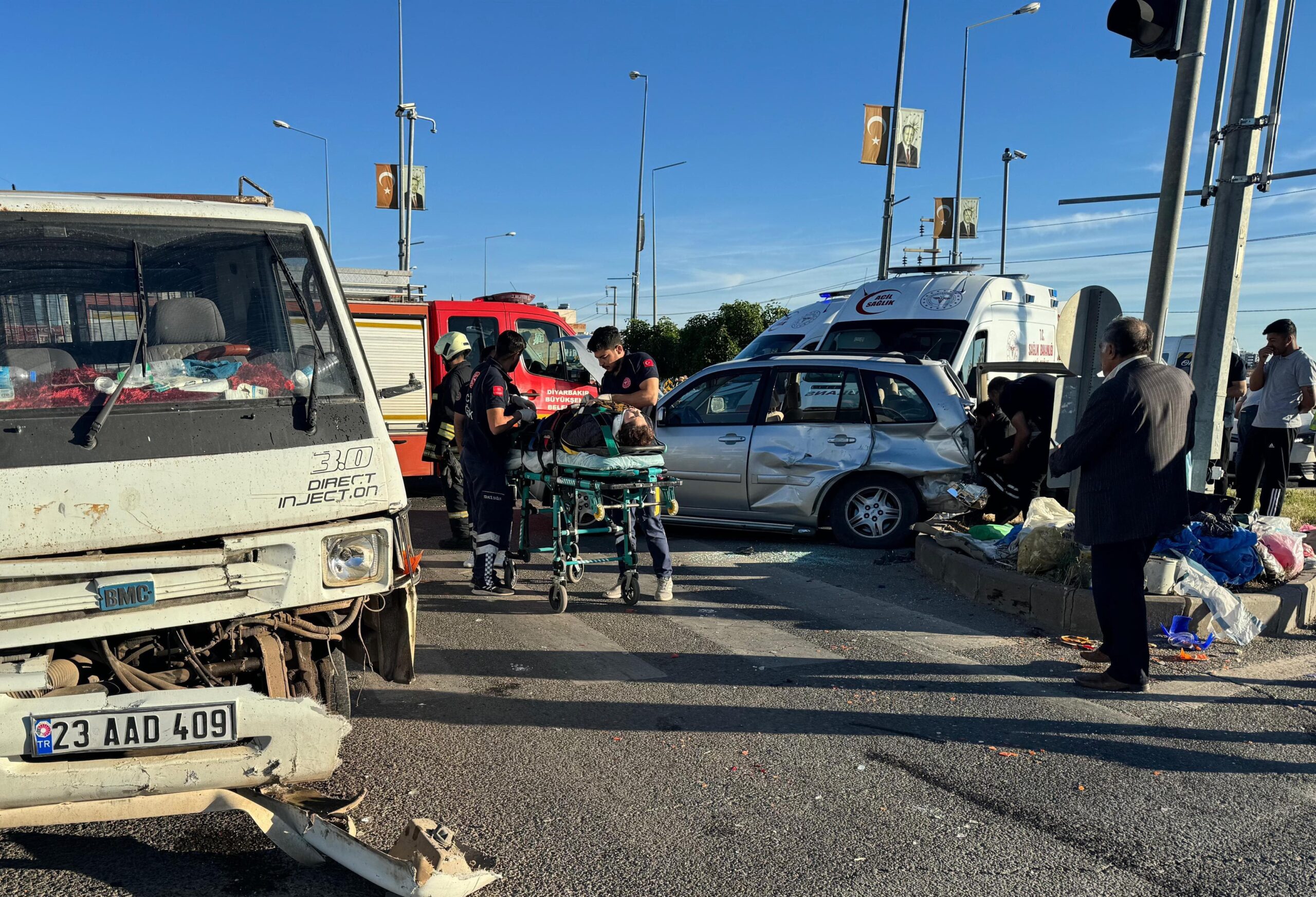 Diyarbakır’da geçen ay meydana gelen trafik kazalarında 629 kişi yaralandı
