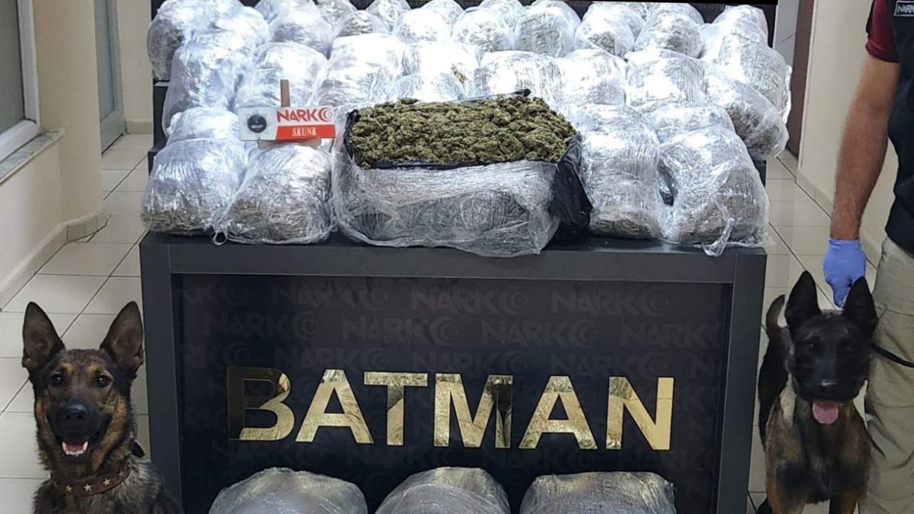 Batman’da uyuşturucu alarmı: 81 kilo ele geçirildi
