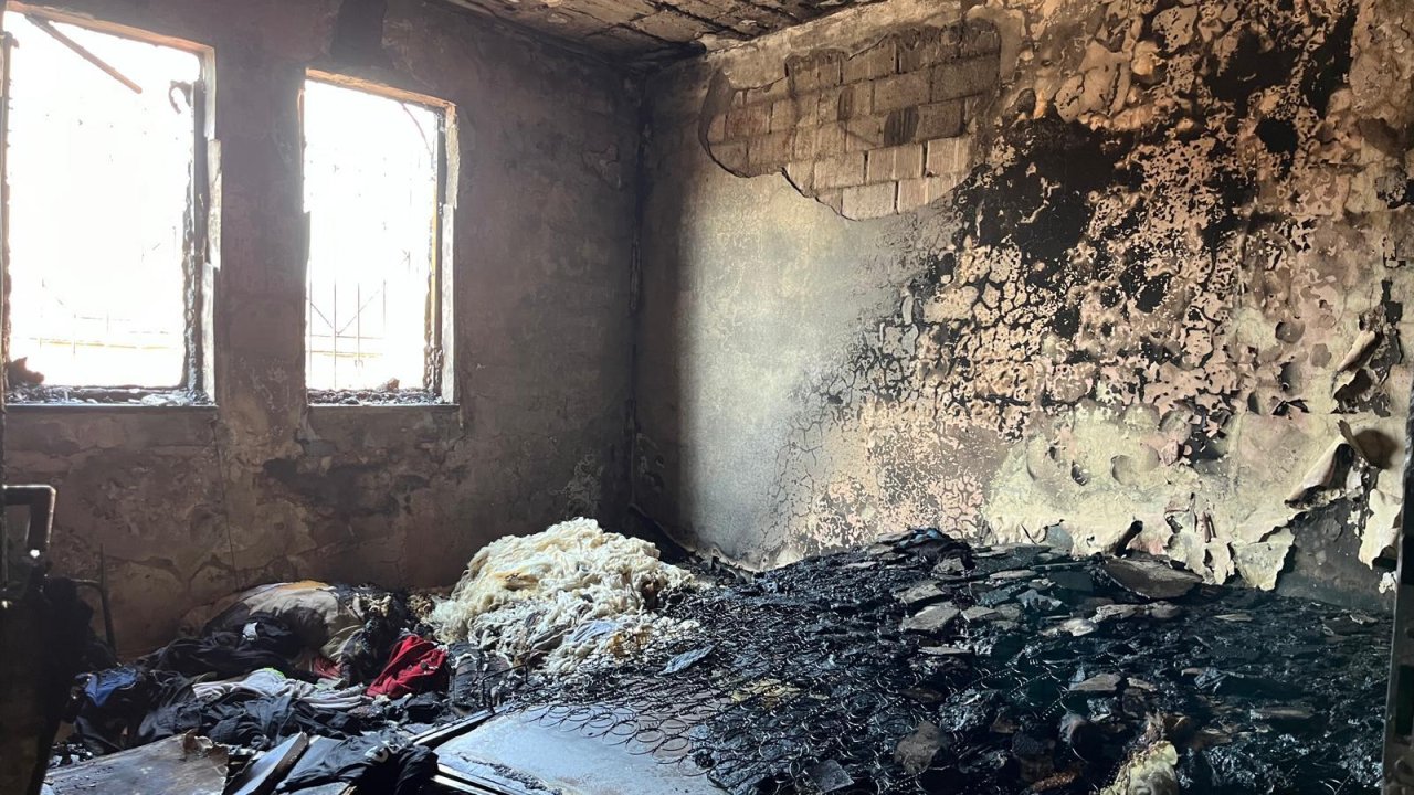 Diyarbakır’da sıcaklar ev yaktı!