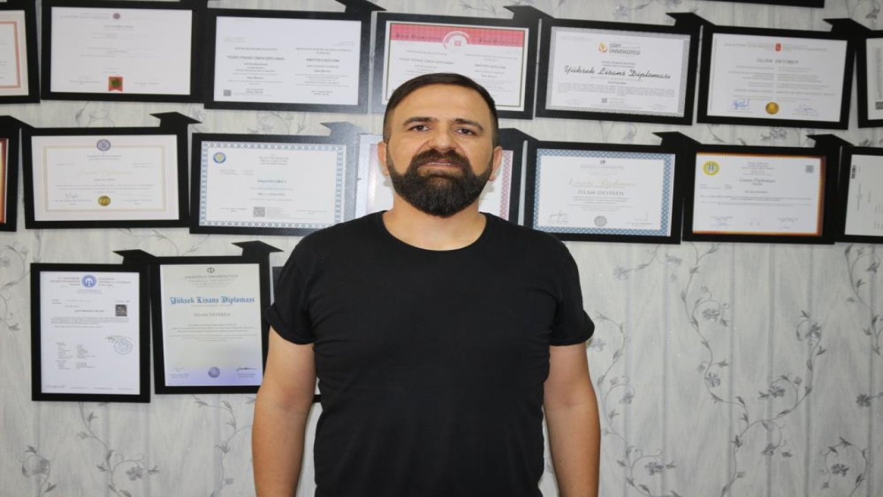 Diyarbakır’ın 26 diplomalı öğretmeni Guinness Rekorlar Kitabı'na aday