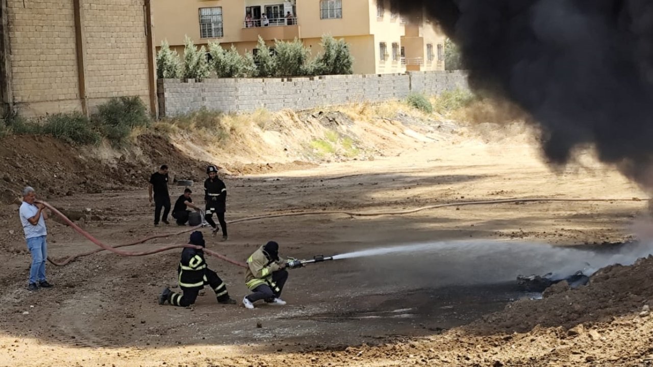 Mardin’de feci yangın: Kontrol altına alındı