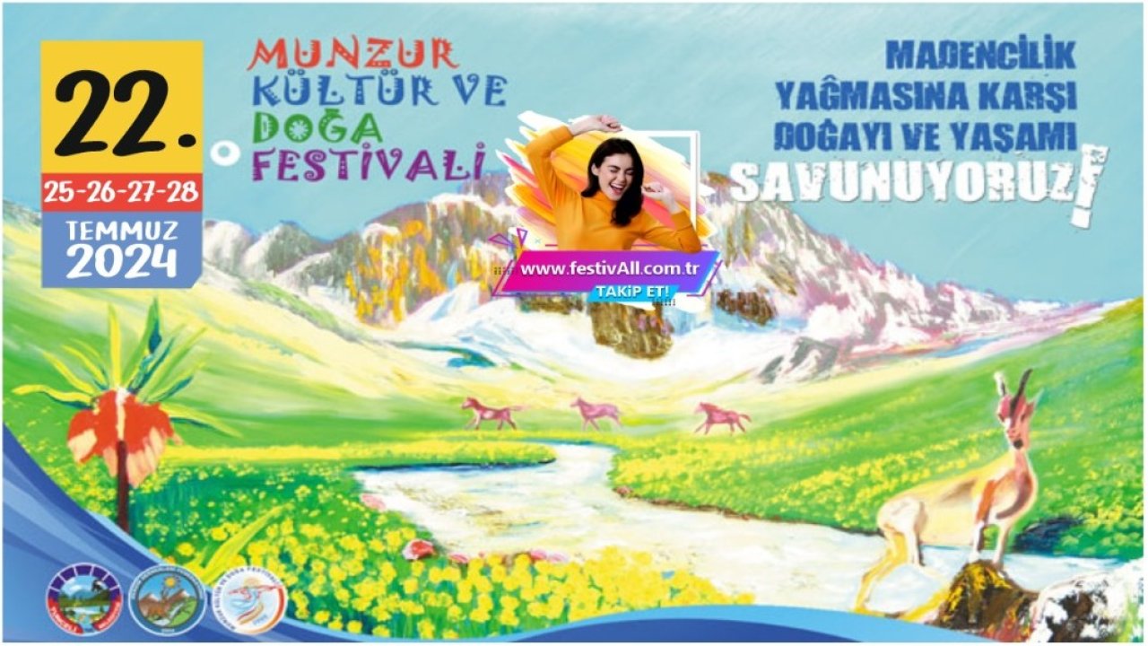 22. Munzur Festivali yarın başlıyor: Programda neler var?