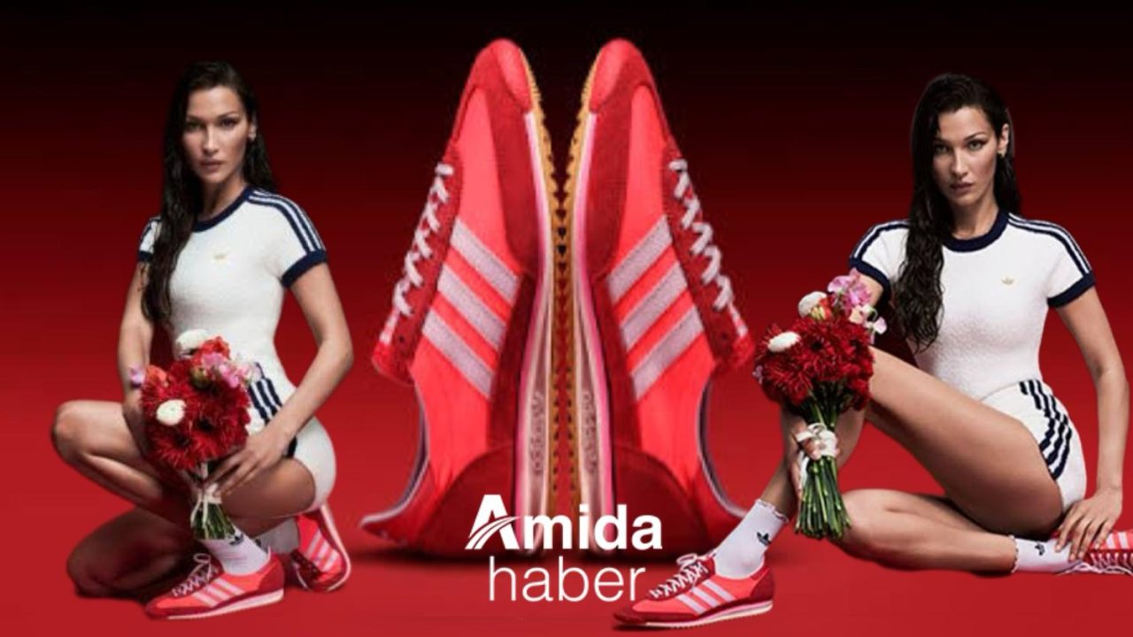 Olimpiyatlara damga vurdu! Adidas Bella Hadid'den özür diledi