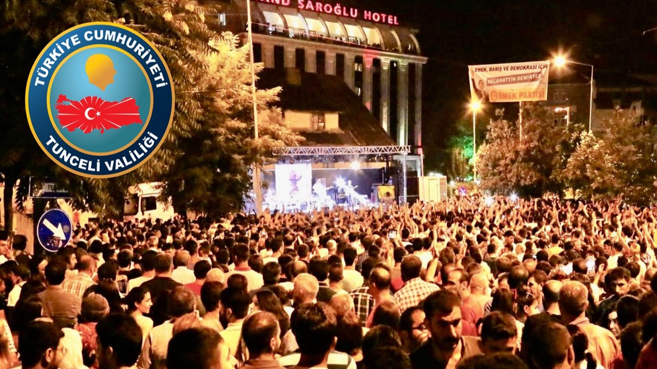 Munzur Festivali öncesi valilikten dikkat çeken izin kararı!