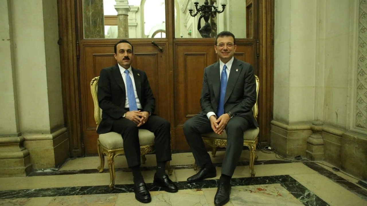 Erbil Valisi Xoşnaw, İmamoğlu ile görüştü