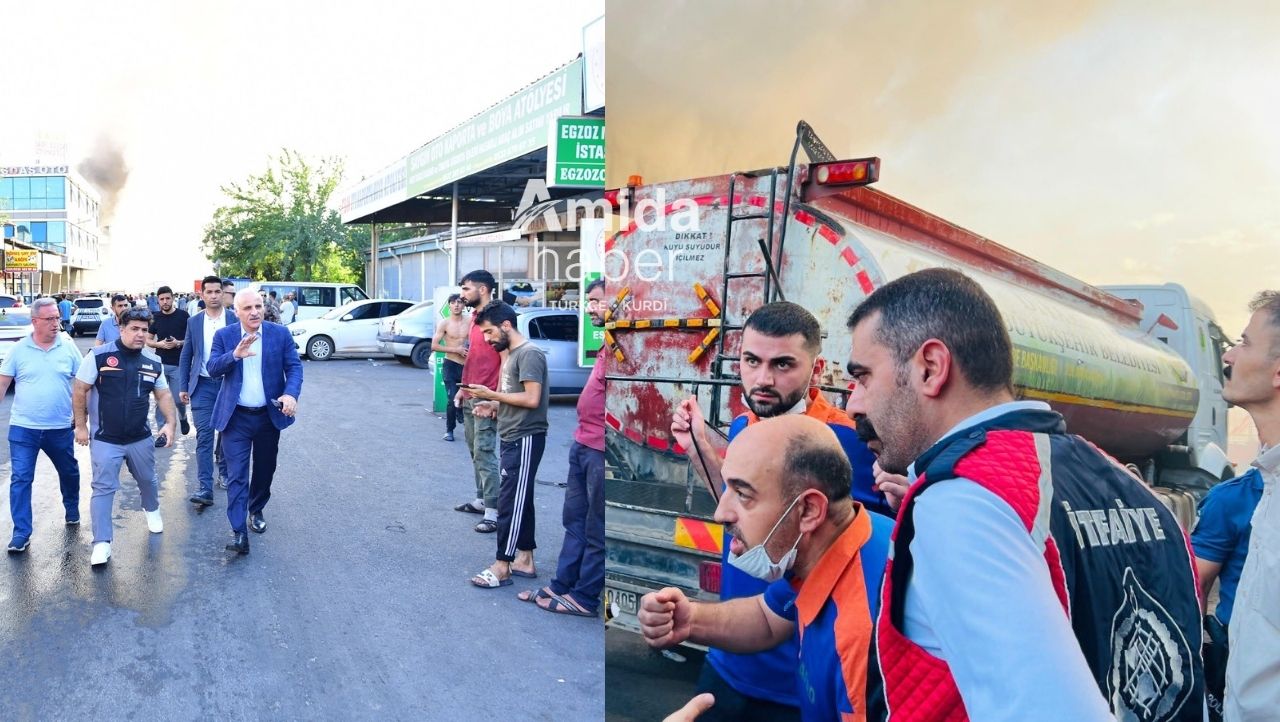 Diyarbakır Valisi ve Belediye Eş Başkanı’ndan yangın açıklaması