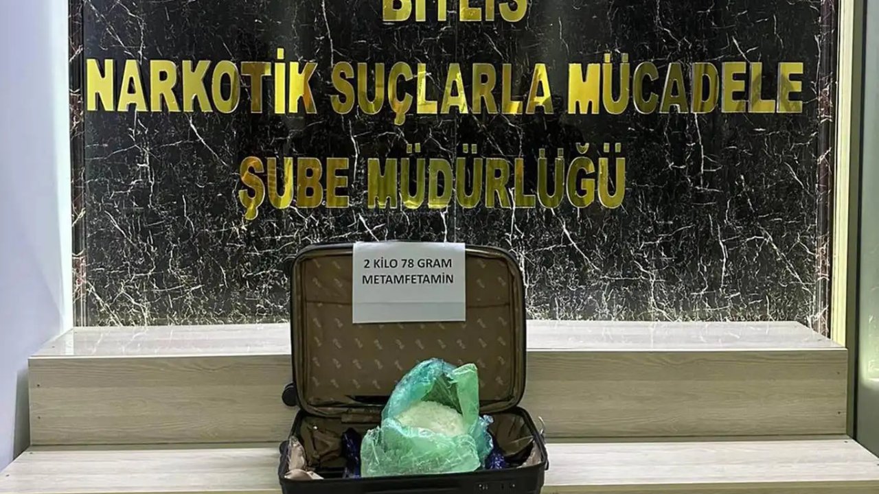 Tatvan’da yolcu otobüsünde 2 kilo 78 gram uyuşturucu ele geçirildi