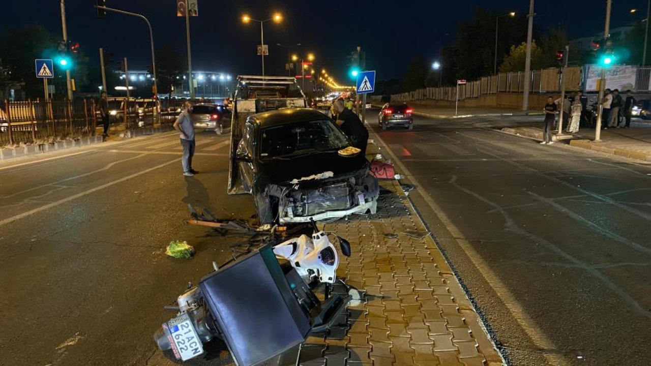 Diyarbakır’da alkollü sürücü yayalara ve motosiklete çarptı: 5 yaralı