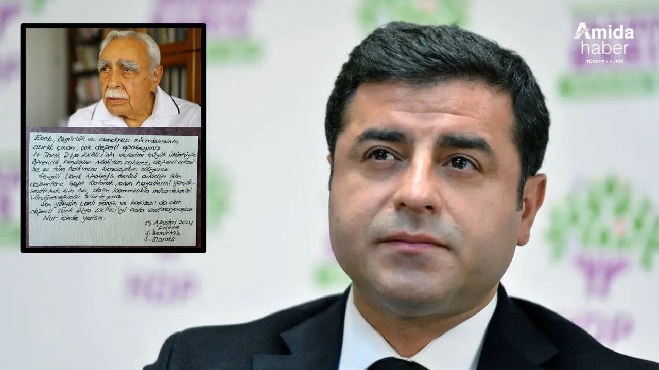 Demirtaş’tan Tarık Ziya Ekinci mesajı