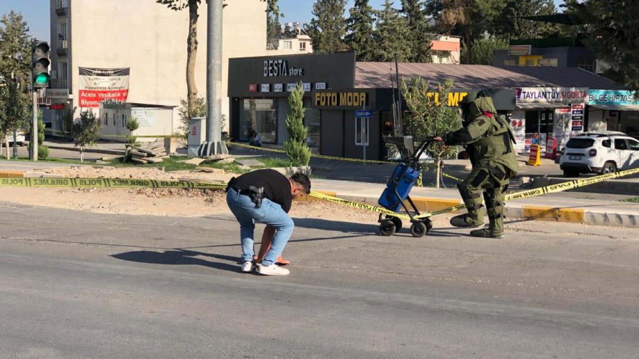 Valiliğin karşısında bırakılan valiz korku yarattı