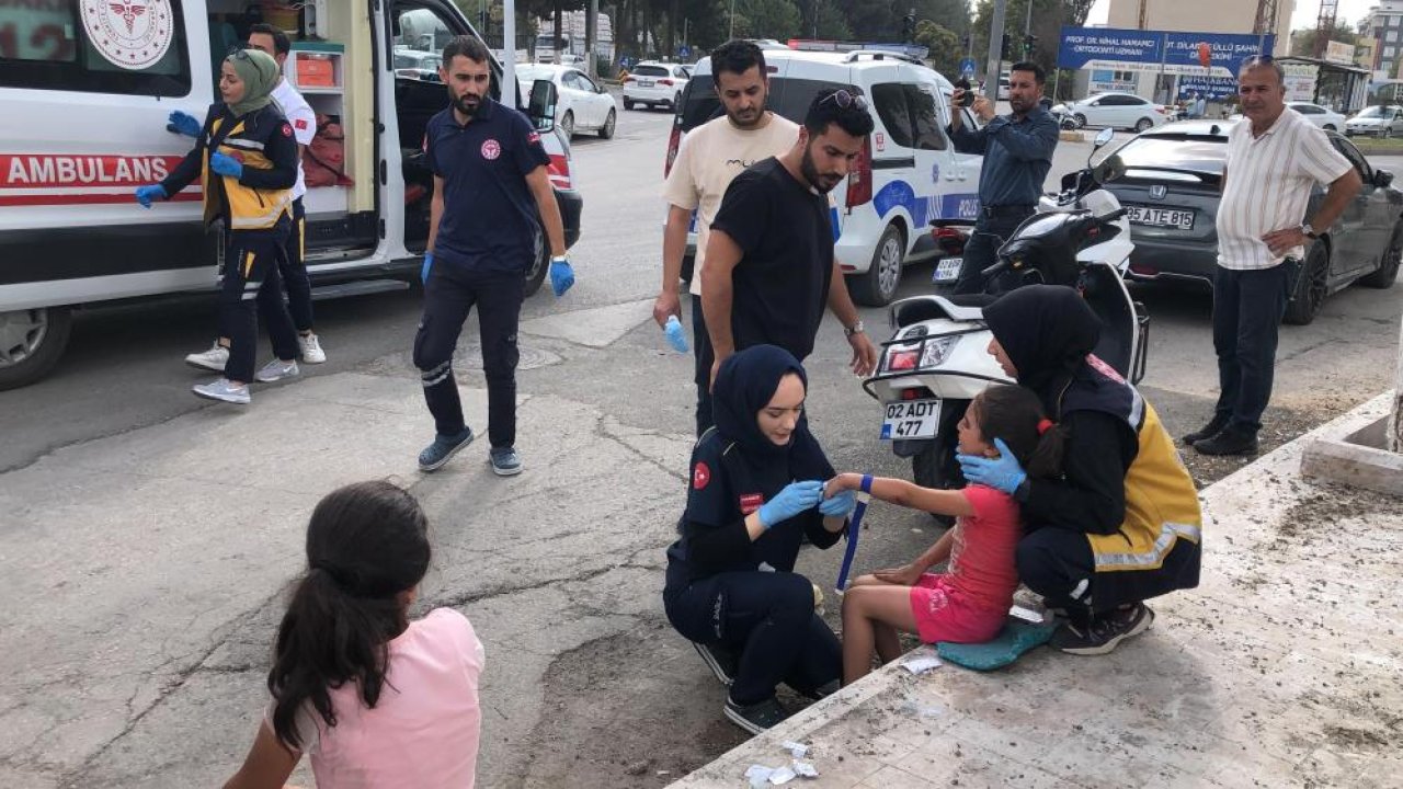 Adıyaman’da araç ile motosiklet çarpıştı: 3’ü çocuk, 5 kişi yaralandı