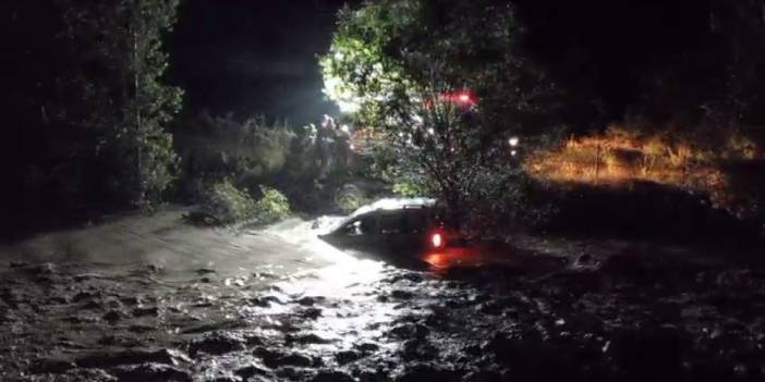 Erzurum’da heyelan: Anne ve kızı derede kayboldu