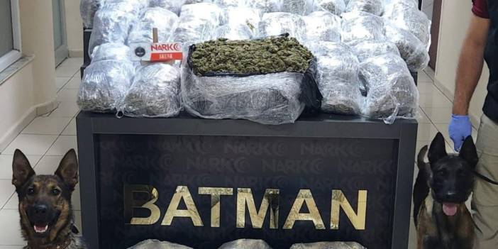 Batman’da uyuşturucu alarmı: 81 kilo ele geçirildi