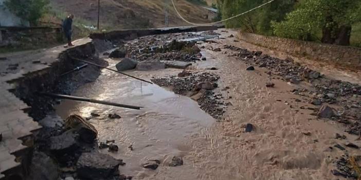 Sağanak sel oldu: Sarıkamış’ta evleri su bastı