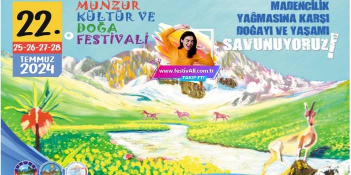 22. Munzur Festivali yarın başlıyor: Programda neler var?