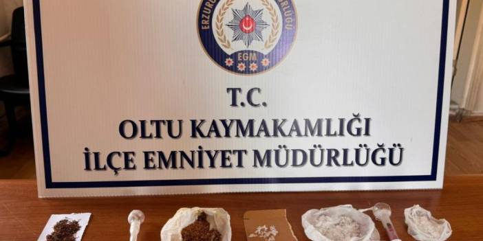 Erzurum’da uyuşturucu operasyonu: 4 şüpheli tutuklandı