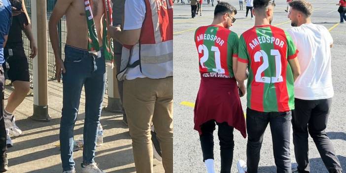 Amedspor taraftarına stadyum girişinde polis engeli