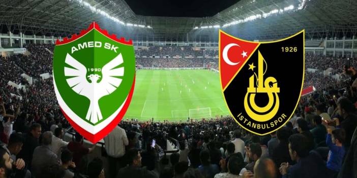 Amedspor-İstanbulspor maçı hangi kanalda?