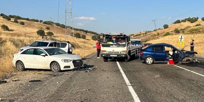 Diyarbakır’da zincirleme kaza: Yaralılar var